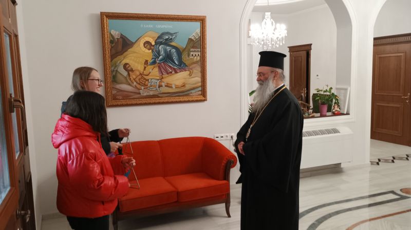 Τα Κάλαντα των Χριστουγέννων στον Μητροπολίτη Δράμας